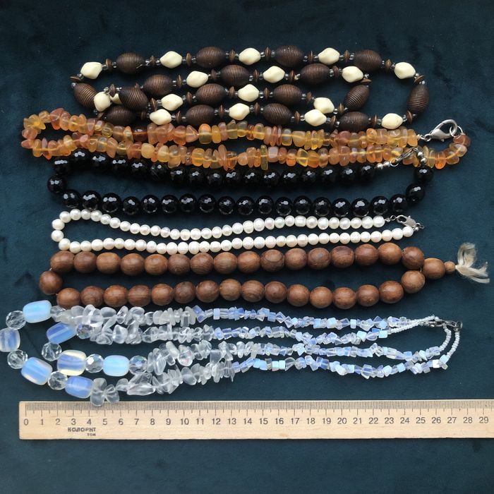 Бусы, колье,  винтаж ретро