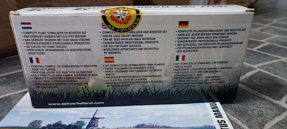 Kit Fertilizantes Aptus Tent Set Basic Novo