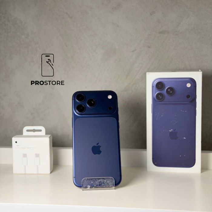 Sklep! Apple iPhone 17 Pro Max 256GB Blue Titanium | 98% Baterii | Gwarancja do 25.10.2026 | FV Marża