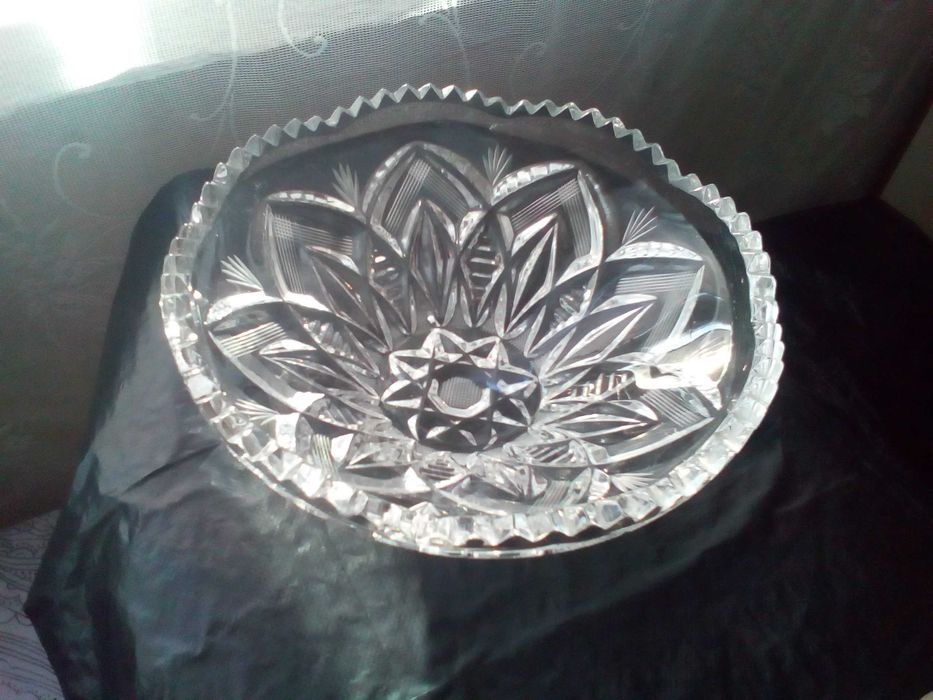 Хрусталь СССР ваза конфетница фруктовница