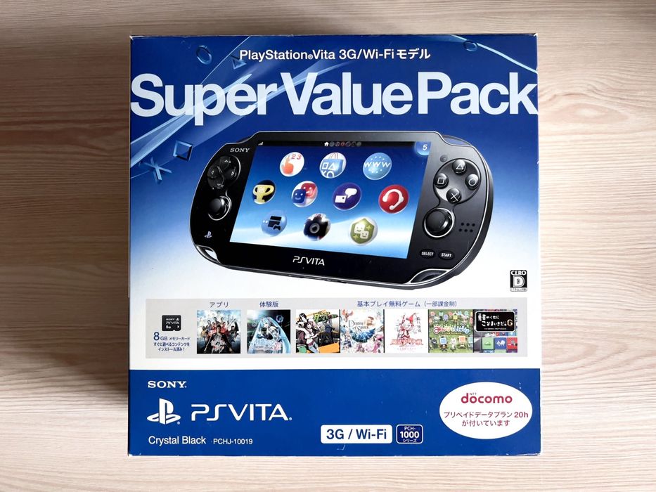 Sony PS Vita Super Value Pack (Japan) повний комплект, ідеальний