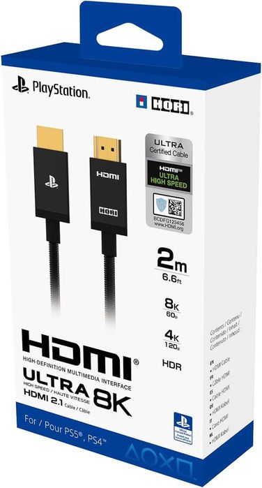 Cable HDMI de ultra alta velocidad para PlayStation 5 (2 m)