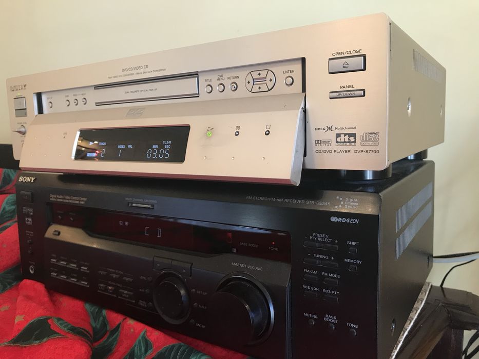 Leitor cd dvd Sonny Dvp-S 7700 topo de gama