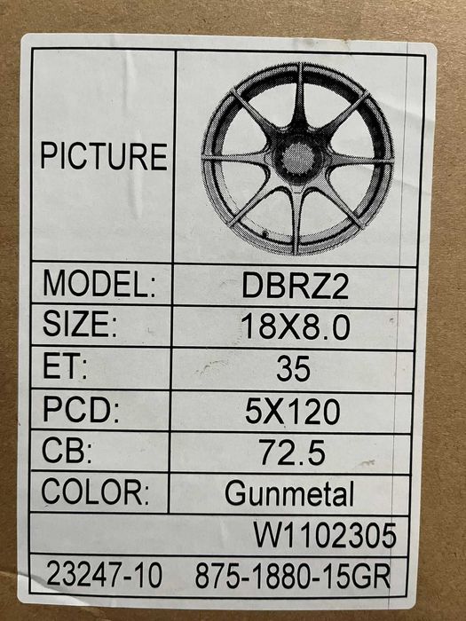 Jantes Novas 18 5X120 Style OZ Formula