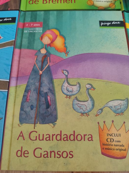 8 livros contos coleção pingo doce