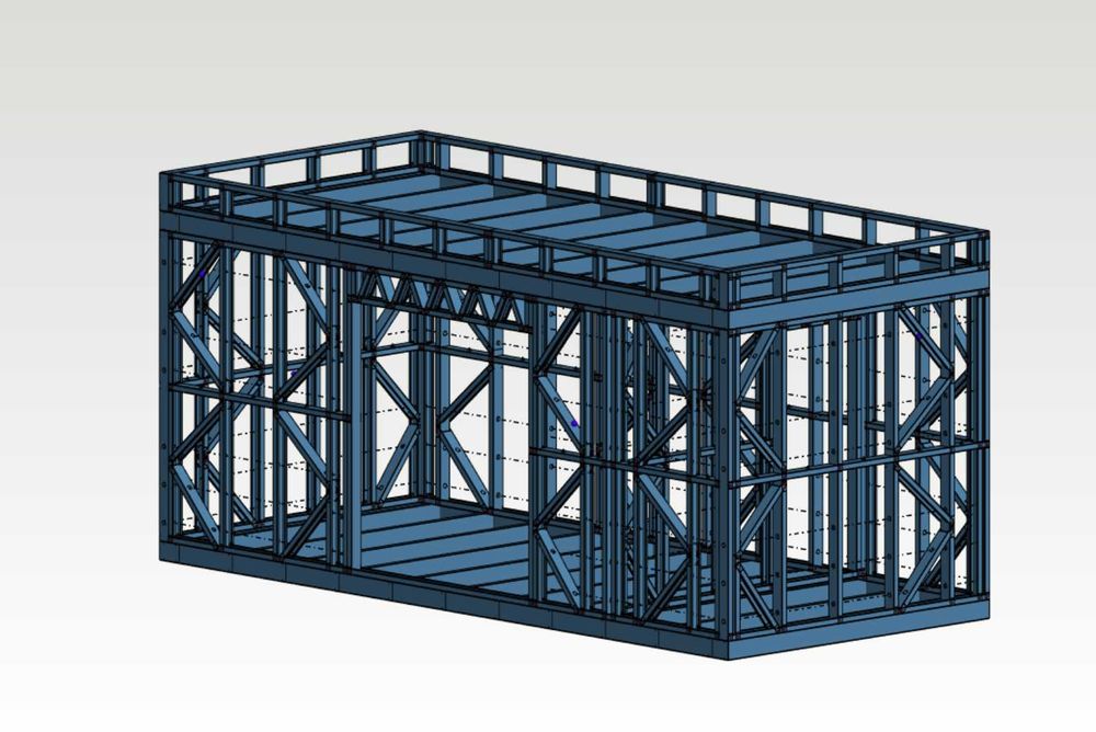 Módulo 2,9X6,5 Metros (18.85m2) LSF