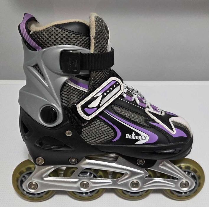 Rolki dziecięce, regulowany rozmiar 33–36 jak nowe