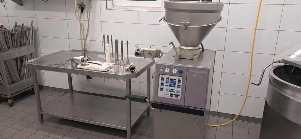 Nadziewarka próżniowa Handtmann VF 50 nastrzykiwarka IR 17 Rühle