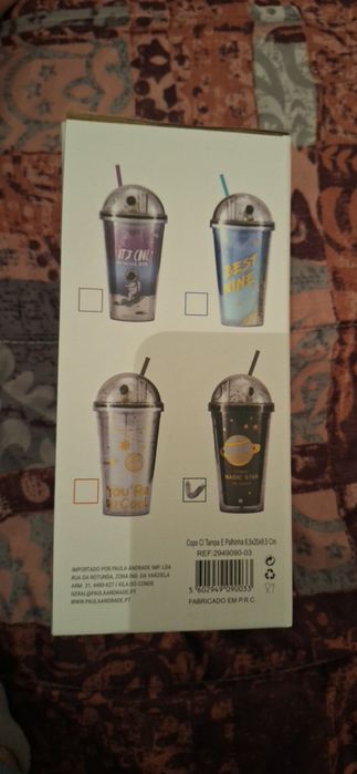 Copo SK Estilo Milkshake Espacial