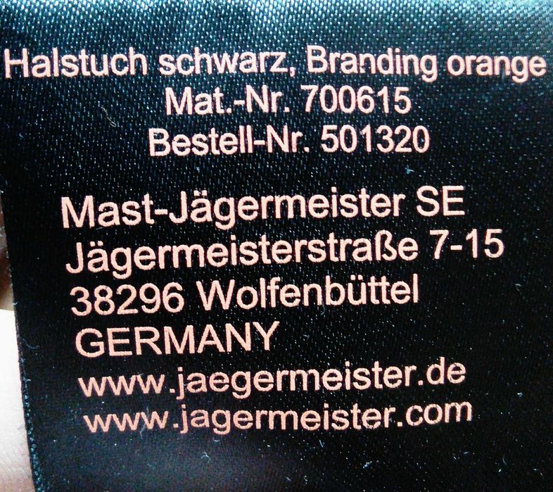 Jagermeister платок