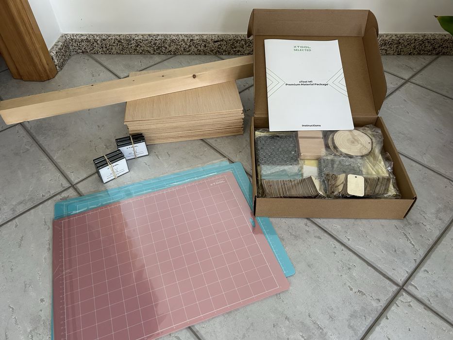 xTool M1 Laser + Air Assist + Riser Base with Honeycomb Panel