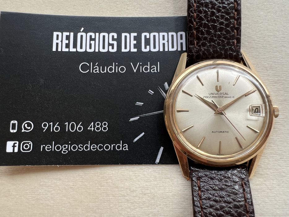 Relógio Universal Geneve Polerouter 18k