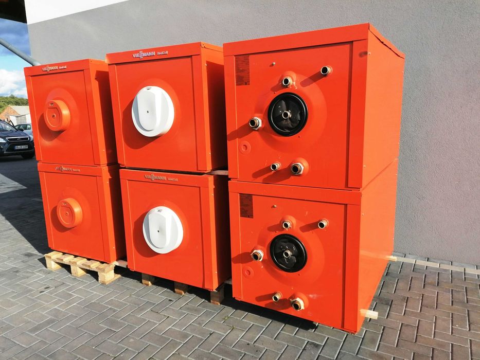 Bojler 500 L wężownica poziomy VIESSMANN nierdzewka ocieplony