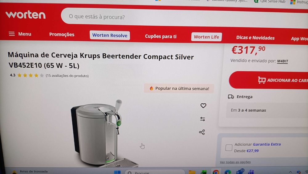 Máquina de Cerveja pressão 5lt