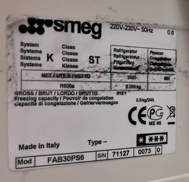 Frigorífico SMEG FAB30PS6 retro — Made in Italy