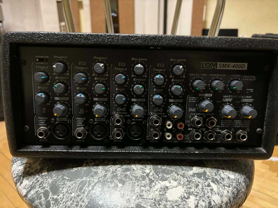 Stereofoniczny Powermikser LDM SMX-400D (2x200W) Efekt Cyfrowy