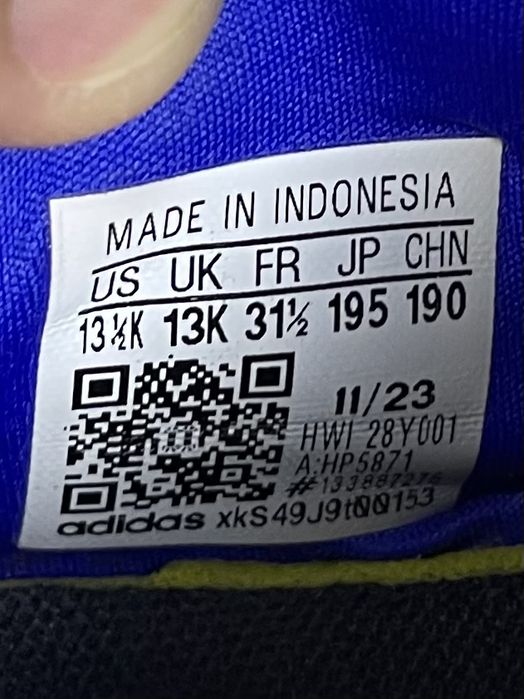 Adidas Run Falcon 3.0 кроссовки 31 размер детские беговые синие