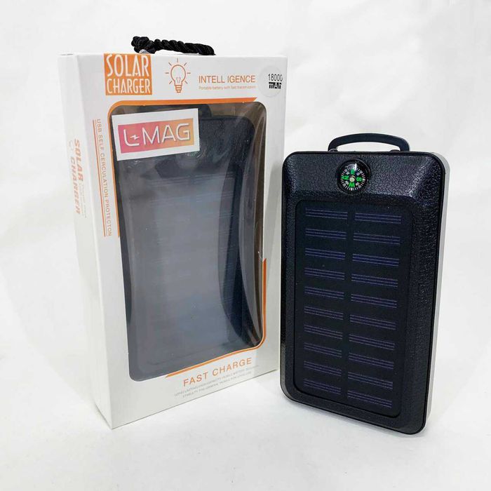 Павербанк 18000 mAh, Ліхтар, Прожектор та Автономна Зарядка Power Bank