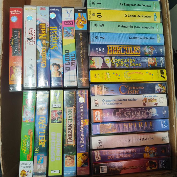 VHS INFANTIL 3 - Lote de 30 grandes Filmes