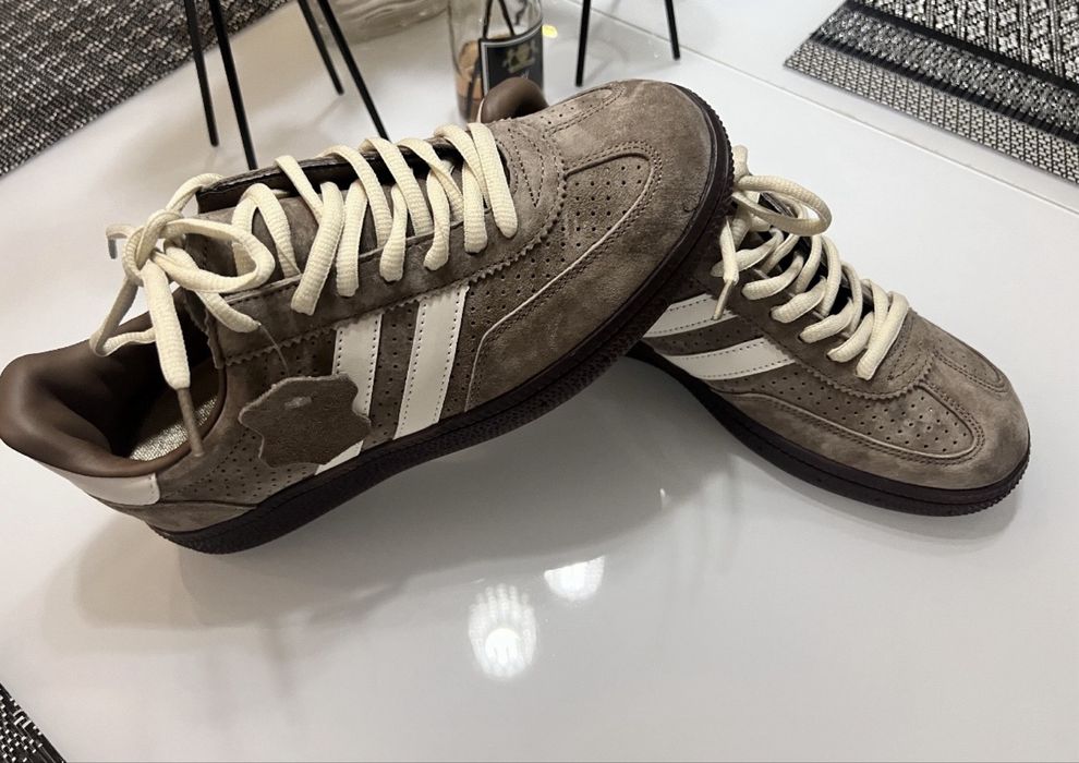 Modne buty  Skórzane kolor Fango 37