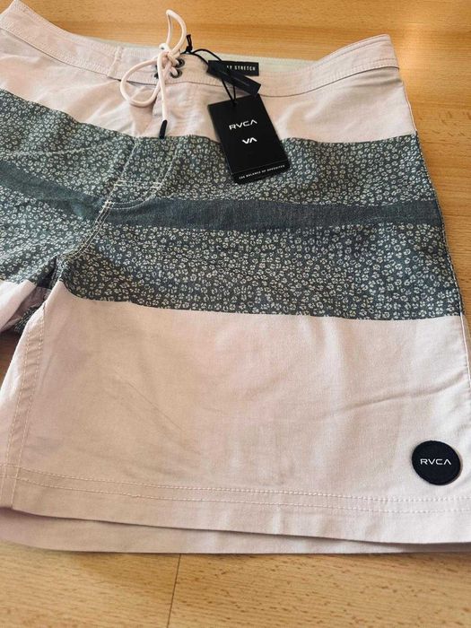 Calção de banho masculino, novos, marca RVCA