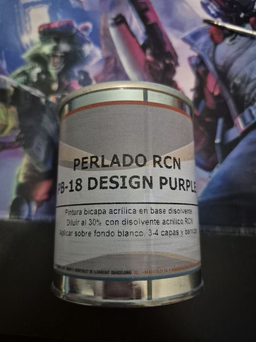 Tinta roxo perola