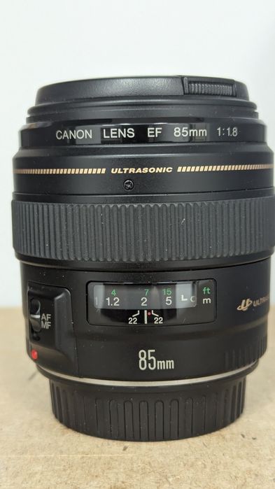 Canon EF 85mm f/1.8 USM | Stan Sklepowy! Jak NOWY, Komplet