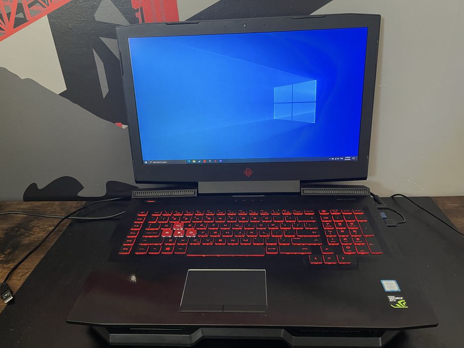 Laptop HP Omen 17'|GTX 1050Ti|i7 7700HQ|Podkładka chłodzącą gratis