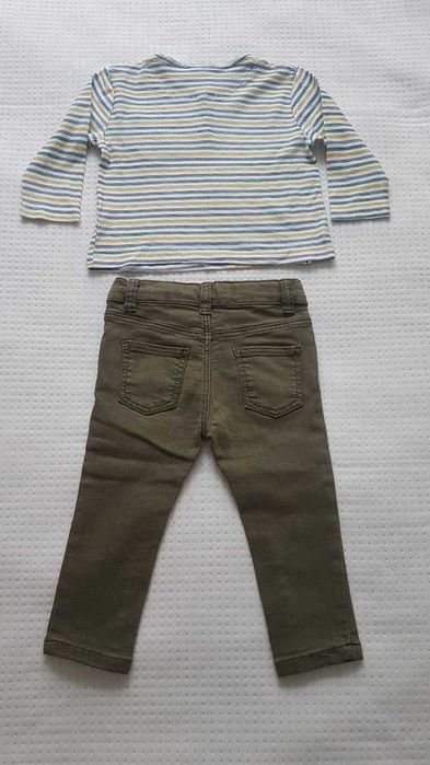 Spodnie + koszulka ZARA rozm. 74