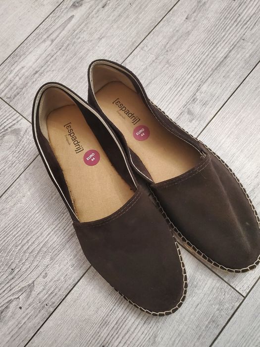 Espadryle skórzane Espadrij 44