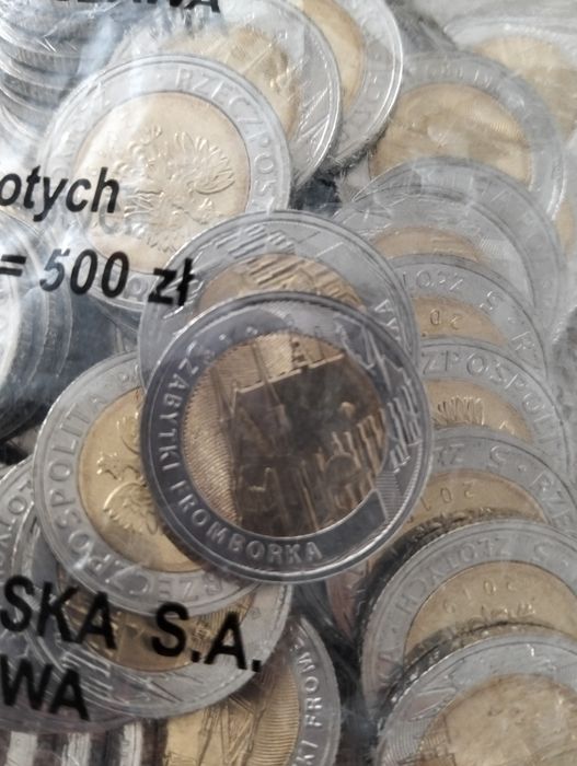 5 zł Zabytki Fromborka 2019 Worek Menniczy 100 sztuk