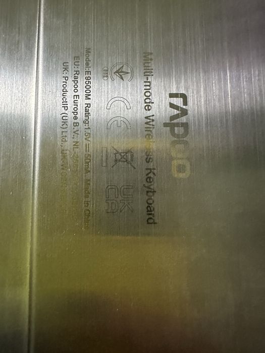 Беспроводная клавиатура Rappo E950M ( Bluetooth/2.4G).