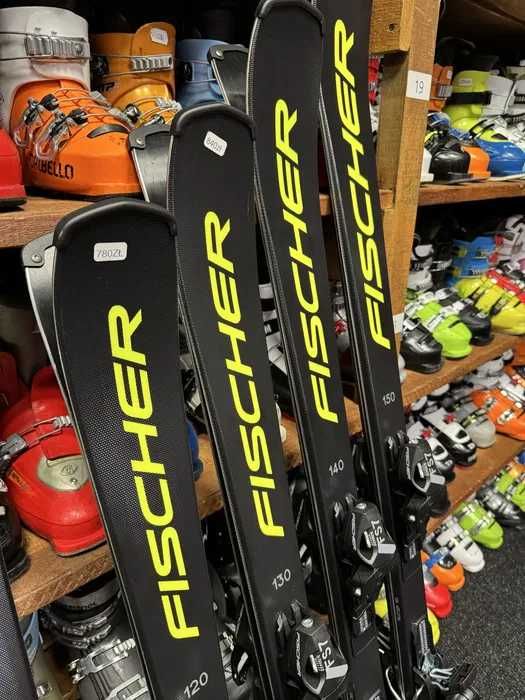 NOWE Narty Junior Fischer Race 110/120/130/140/150 cm  Sklep KATOWICE