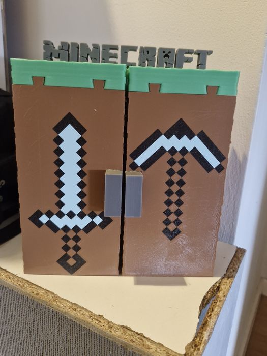 Display Figuras Minecraft Kinder Joy