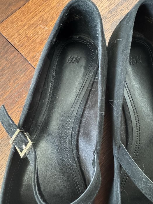 BALERINY MARY JANE H&M czarne rozm 39
