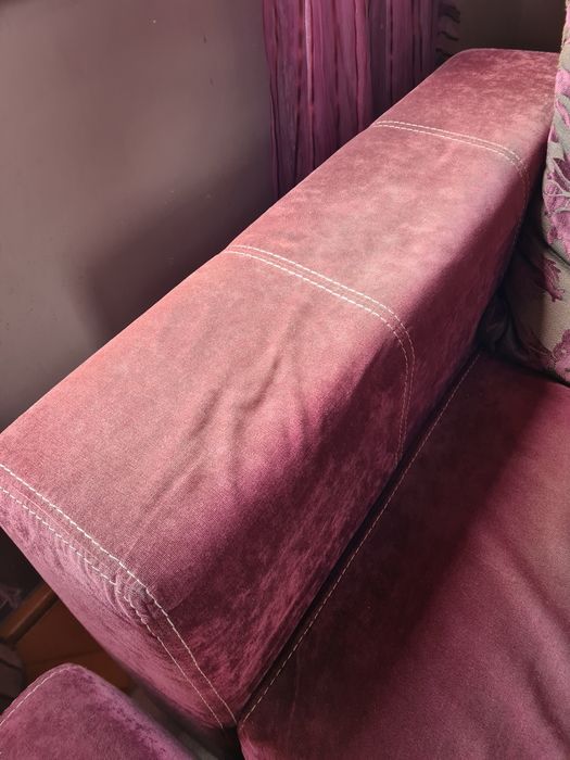 2 fotele z poduszkami + pufa