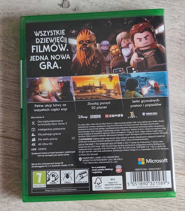 Lego Star Wars Saga Skywalkerów [XBOX One/X] - używana