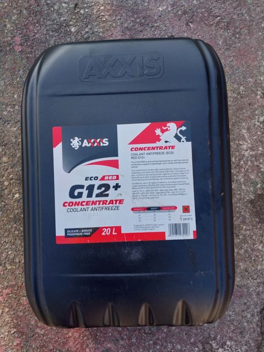 Тосол антифриз (охолоджуюча рідина) 20л червоний -80 G-12  ECO Axxis