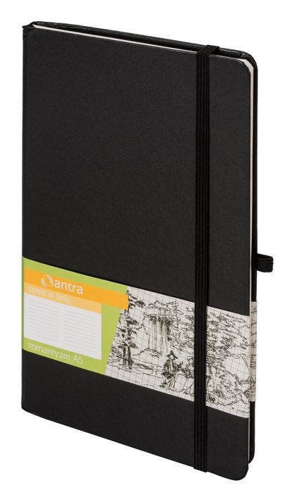 Notes Romantyzm A5 Linia Czarny Bl Antra