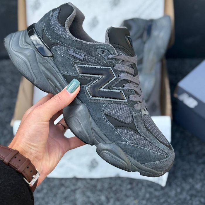 Кросівки осінні-зимові New Balance 9060 Gore-Tex Grey premium | Кроссовки чоловічі