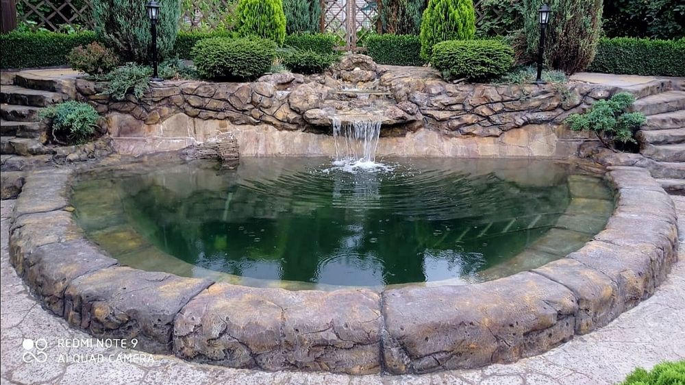 арт бетон Зона отдыха реставрація подвір'я ландшафтний дизайн беседка