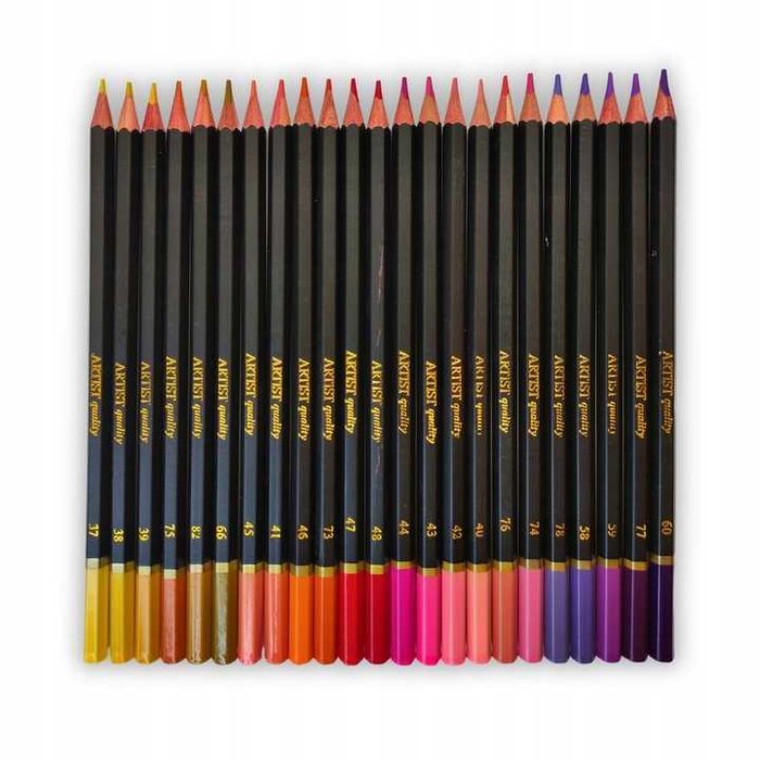 Zestaw kredki profesjonalne ołówki szkicownik A4 do szkicowania GRATIS