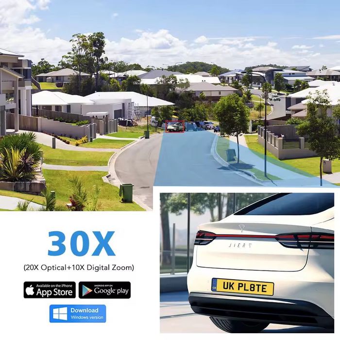 Поворотна Wi-Fi камера відеоспостереження BOAVISION 4K 8MP PTZ