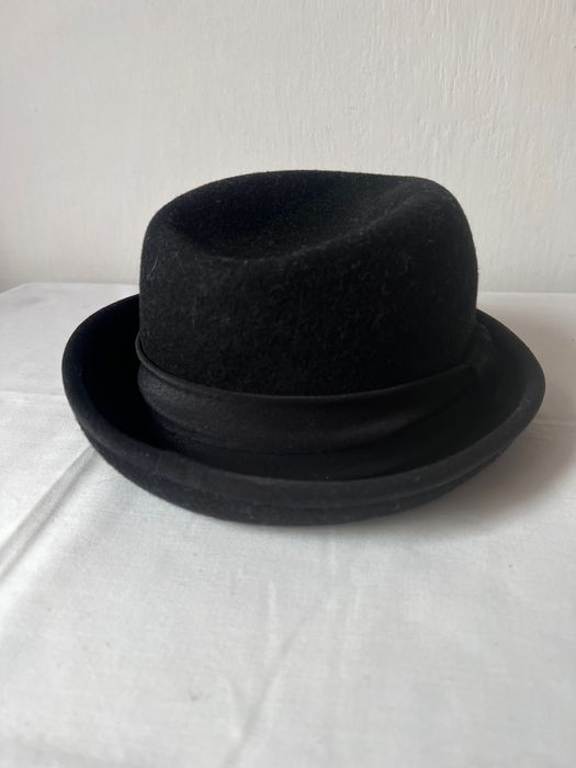 Kapelusz damski retro czarny 56