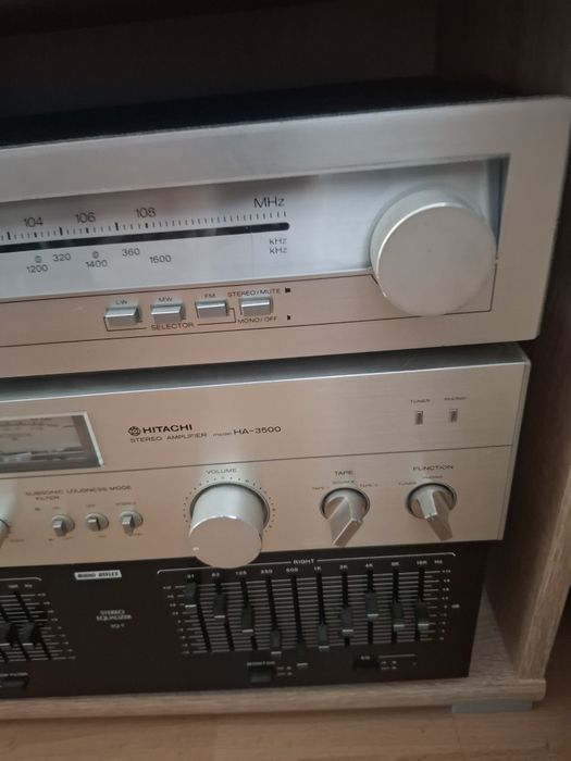 Scott hitachi audio reflex zestaw stereo