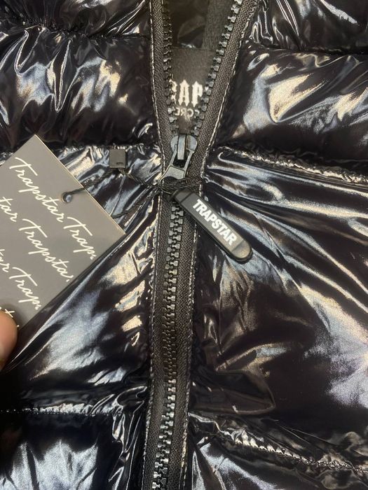 Куртка Trapstar глянцева | Лаковий пуховик Trapstar | куртка трапстар