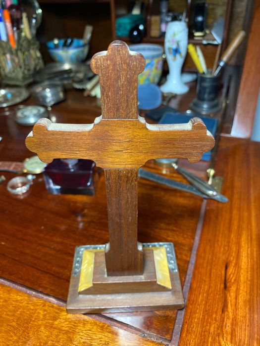Crucifixo Cristo Prata Portuguesa contrastada Centenária Arte Sacra