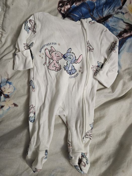 Pajacyk stich biały