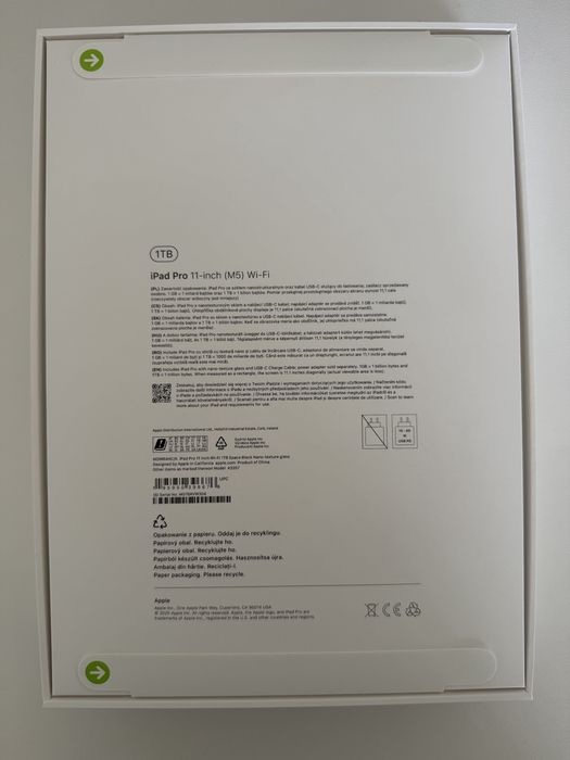 iPad Pro 11 M5 szkło nanostrukturalne 1 TB  FV23