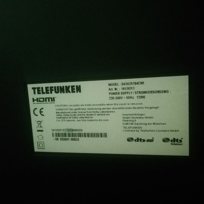 Телевізор телефункен